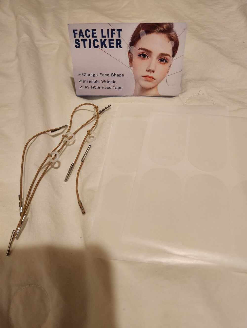 Face Lift Sticker Kit - Invisible Skin Tape with Hooks